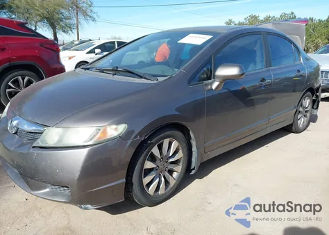 2009 Honda Civic Ex из США, поврежденный, VIN 1HGFA16819L017977